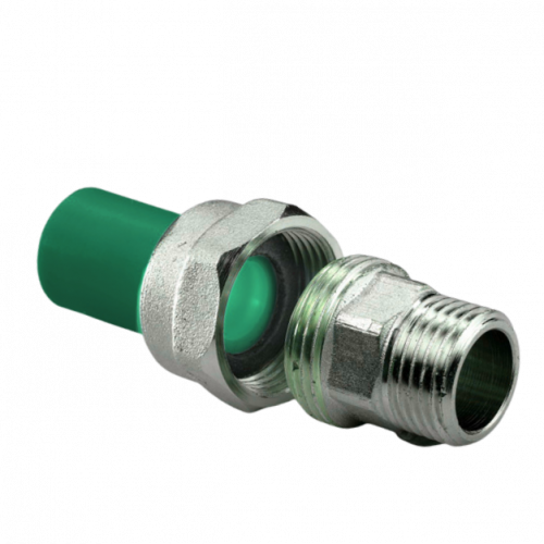 муфта комбинированная разъемная пп d40-1 1/4″нр green antifire
